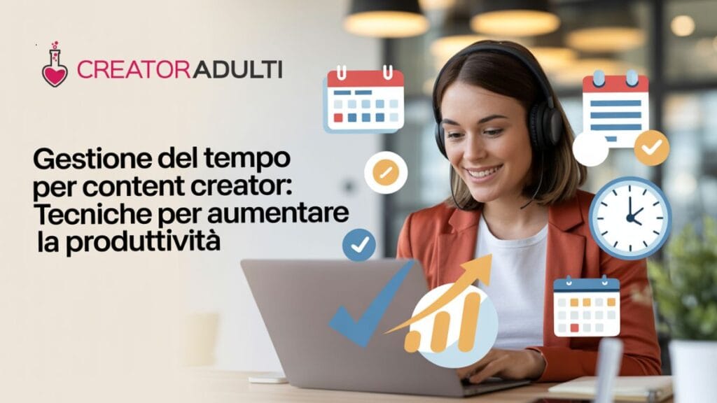 Gestione del Tempo per Content Creator