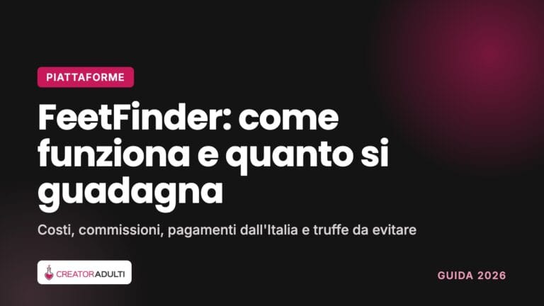 FeetFinder: come funziona e quanto si guadagna, guida 2026